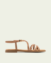 SANDALES PLATES EN CUIR BONNIE NOIR