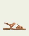 SANDALES EN CUIR BILLY TAUPE