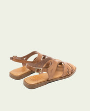 SANDALES EN CUIR BILLY TAUPE