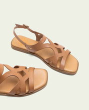 SANDALES EN CUIR BILLY TAUPE
