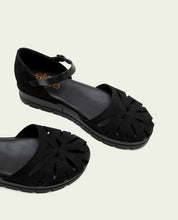SANDALES À LACETS NOIRES BIANCA