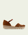 SANDALES EN CUIR BIANCA