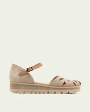 SANDALES EN CUIR TAUPE ARENA BIANCA