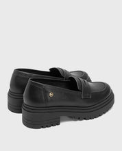 MOCASSINS PLATS NOIRS SAHIRA