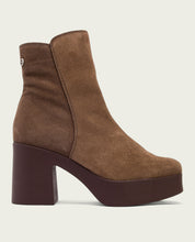 BOTTINES À TALON MOKA ZIPPÉS LETA