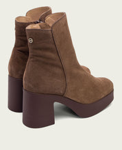 BOTTINES À TALON MOKA ZIPPÉS LETA