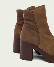 BOTTINES À TALON MOKA ZIPPÉS LETA