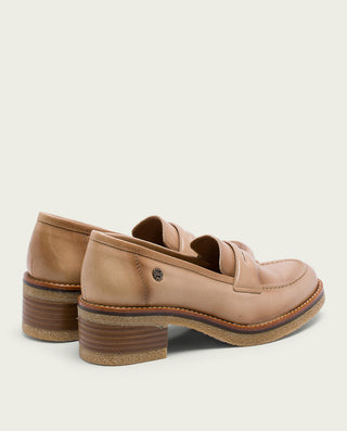 MOCASSINS EN CUIR CAMEL GARAZI