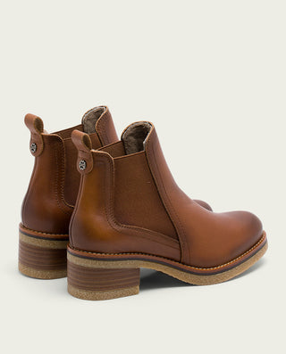BOTTINES EN CUIR AVEC ÉLASTIQUES DAFNE