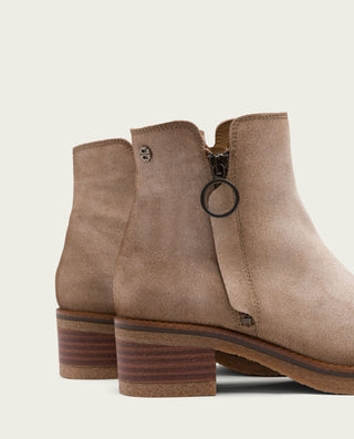 BOTTINES EN CUIR ARENA AVEC FERMETURE ÉCLAIR DIANA