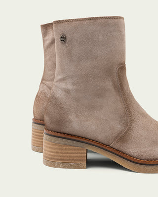 BOTTINES EN CUIR ARENA AVEC FERMETURE ÉCLAIR DANIELA