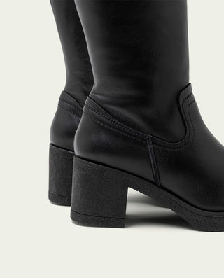 BOTTES EN CUIR AVEC FERMETURE ÉCLAIR NOIR MARNI