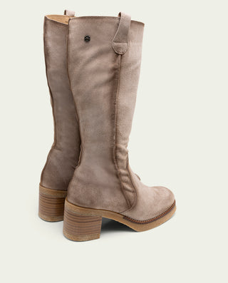 BOTTES EN DAIM AVEC FERMETURE ÉCLAIR ARENA MELISA