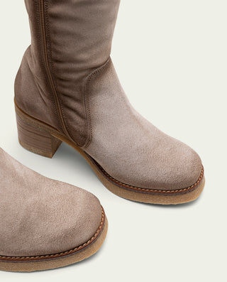 BOTTES EN DAIM AVEC FERMETURE ÉCLAIR ARENA MELISA