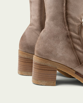 BOTTES EN DAIM AVEC FERMETURE ÉCLAIR ARENA MELISA