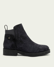 BOTTINES EN CUIR AVEC ÉLASTIQUES ISABEL CHARBON