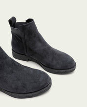 BOTTINES EN CUIR AVEC ÉLASTIQUES ISABEL CHARBON
