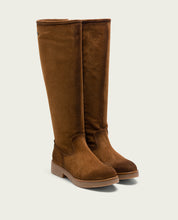 BOTTES HAUTES EN CUIR CUIR AVEC FERMETURE ÉCLAIR INÉS