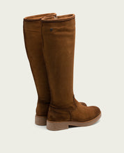 BOTTES HAUTES EN CUIR CUIR AVEC FERMETURE ÉCLAIR INÉS