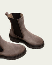BOTTINES DE ROULEAU AVEC ÉLASTIQUES KIRA GRIS