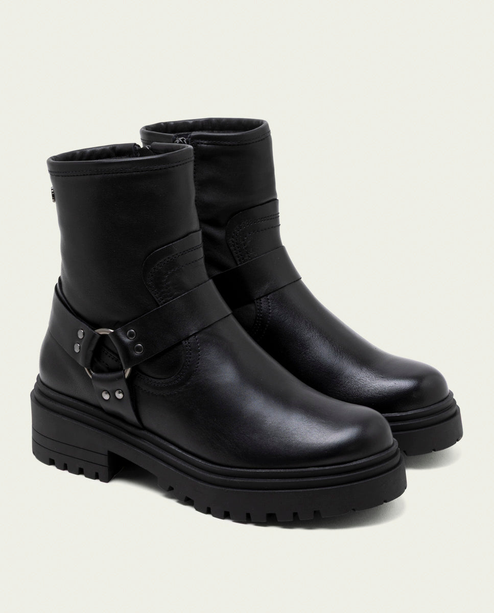 BOTTINES DE ROULEAU AVEC ÉLASTIQUES KIRA GRIS