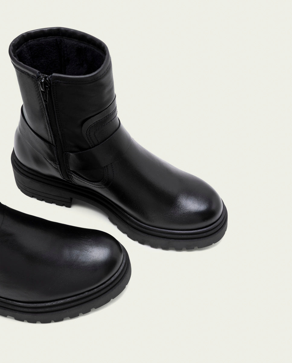 BOTTINES DE ROULEAU AVEC ÉLASTIQUES KIRA GRIS