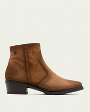 BOTTINES EN CUIR AVEC FERMETURE ÉCLAIR MARINA CUIR