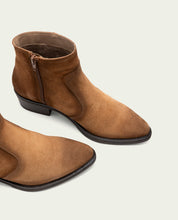 BOTTINES EN CUIR AVEC FERMETURE ÉCLAIR MARINA CUIR