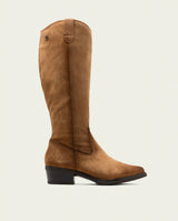 BOTTES EN CUIR AVEC FERMETURE ÉCLAIR MANUELA CUERO