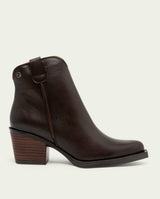BOTTINES COWBOY EN CUIR AVEC ÉCLAIR NATALIA MOKA