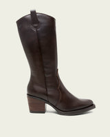 BOTTES COWBOY EN CUIR NEREA MOKA