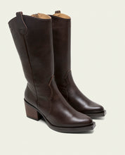 BOTTES COWBOY EN CUIR NEREA MOKA
