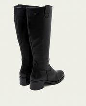 BOTTINES EN CUIR À TALONS OLIVIA MOKA