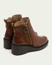 BOTTINES EN CUIR ET FERMETURE ÉCLAIR PAZ CUIR