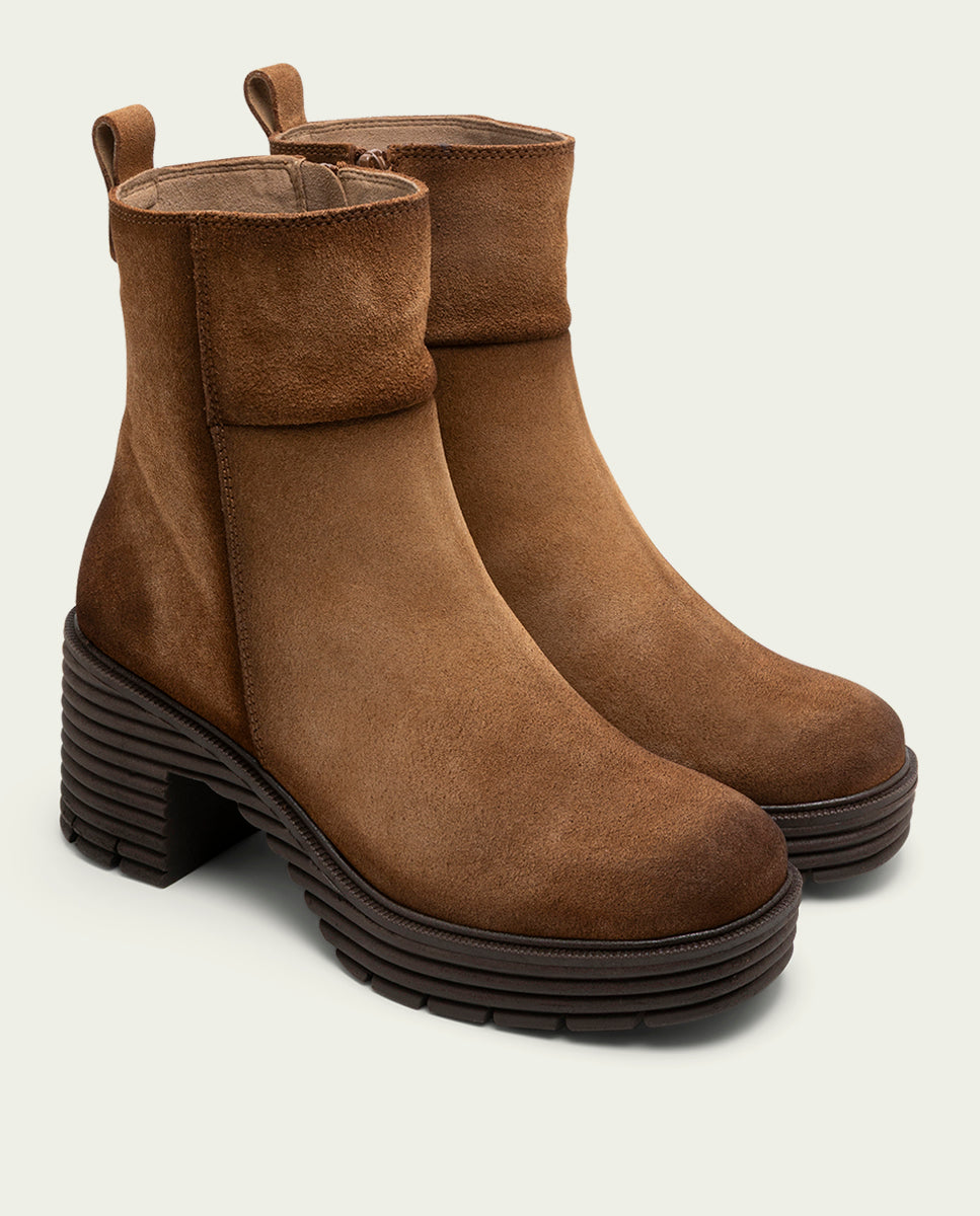 BOTTES À FERMETURE ÉCLAIR EN CUIR SALMA CUIR