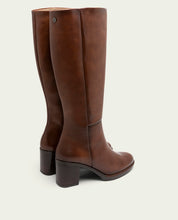 BOTTES EN CUIR À TALONS TRIANA CUERO