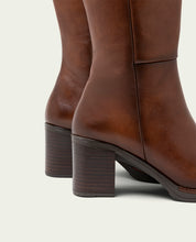BOTTES EN CUIR À TALONS TRIANA CUERO