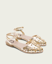 BALLERINE PLATE CLOUTÉS DORÉ RITA
