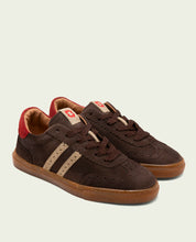 BASKETS SPORT DAIM MOKA BEIGE ROUGE GRETA