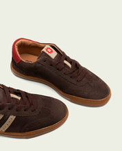 BASKETS SPORT DAIM MOKA BEIGE ROUGE GRETA