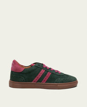 BASKETS SPORT DAIM VERT ET ROSE GRETA