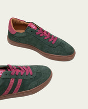 BASKETS SPORT DAIM VERT ET ROSE GRETA
