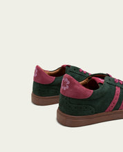 BASKETS SPORT DAIM VERT ET ROSE GRETA
