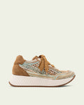 CHAUSSURES DE SPORT EN CUIR ET TISSU INÉS CUIR