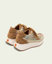 CHAUSSURES DE SPORT EN CUIR ET TISSU INÉS CUIR