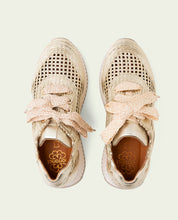 CHAUSSURES DE SPORT EN CUIR ET TISSU INÉS OR